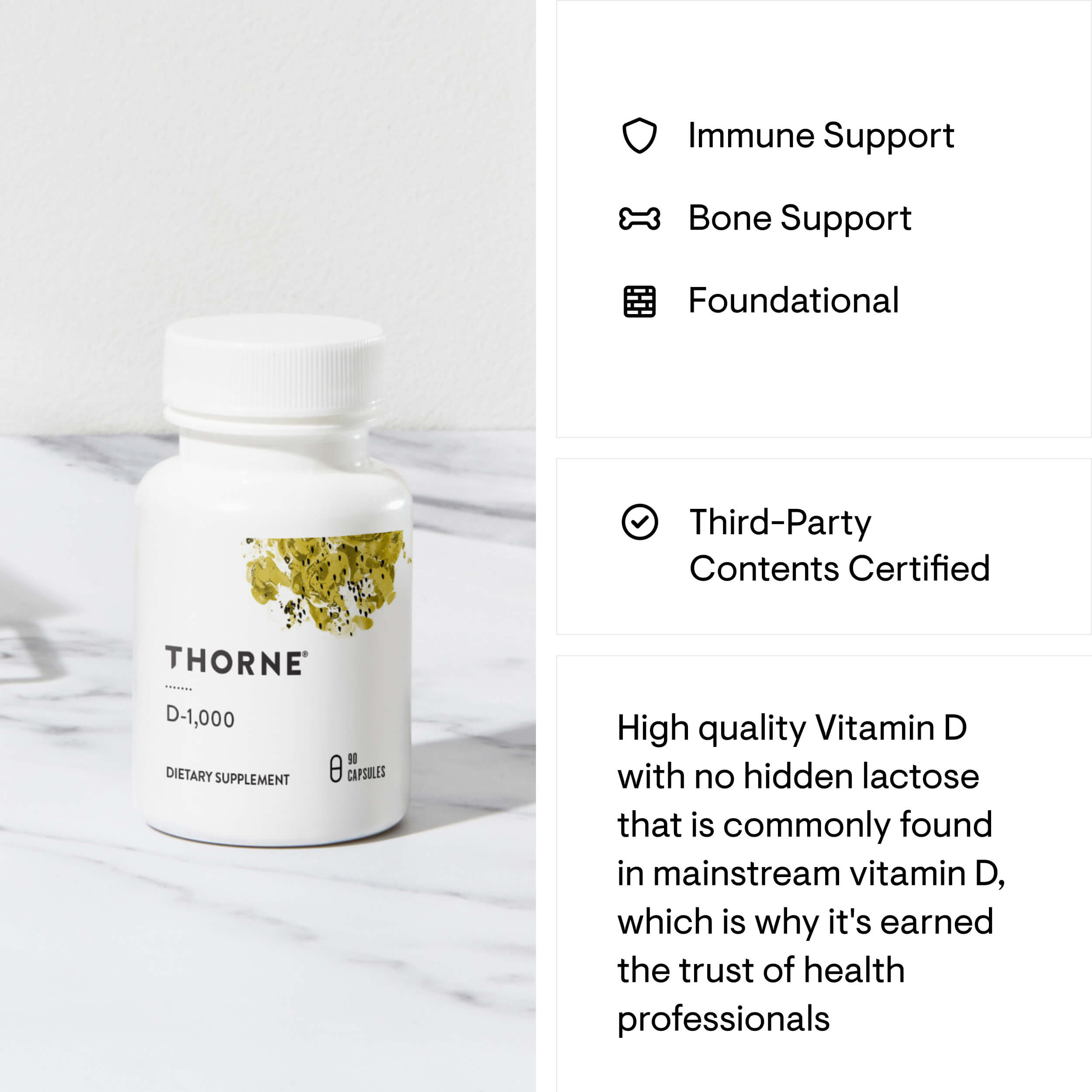 Vitamin D-1,000 - 90 Servings thumbnail image 2 Vitamin D-1,000 - 90 Servings thumbnail 2