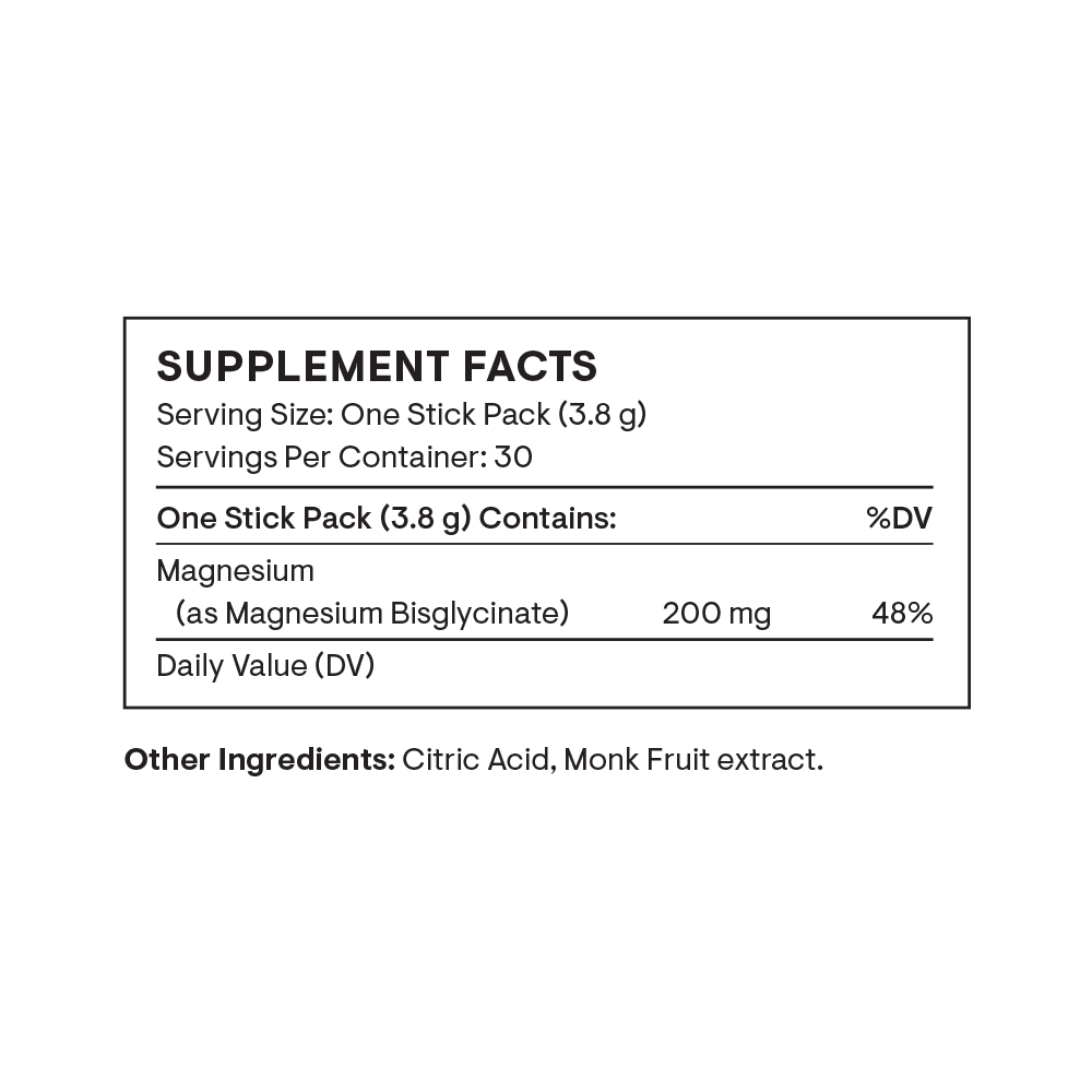 Magnesium Bisglycinate - Travel Packs thumbnail image 8 Magnesium Bisglycinate - Travel Packs thumbnail 8