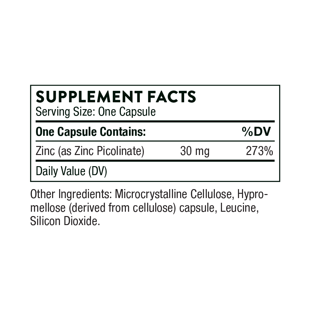 Zinc Picolinate 30 mg - 180 Servings thumbnail 6