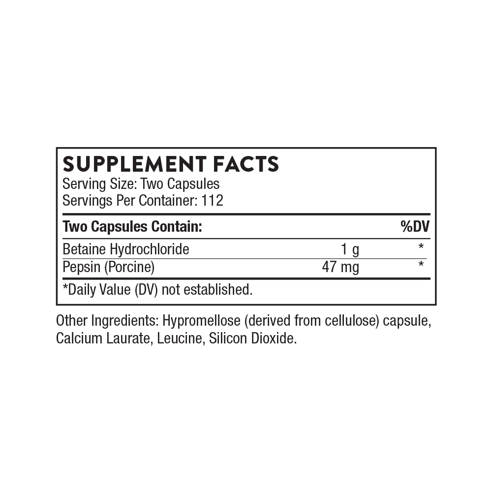 Betaine HCL & Pepsin thumbnail 5