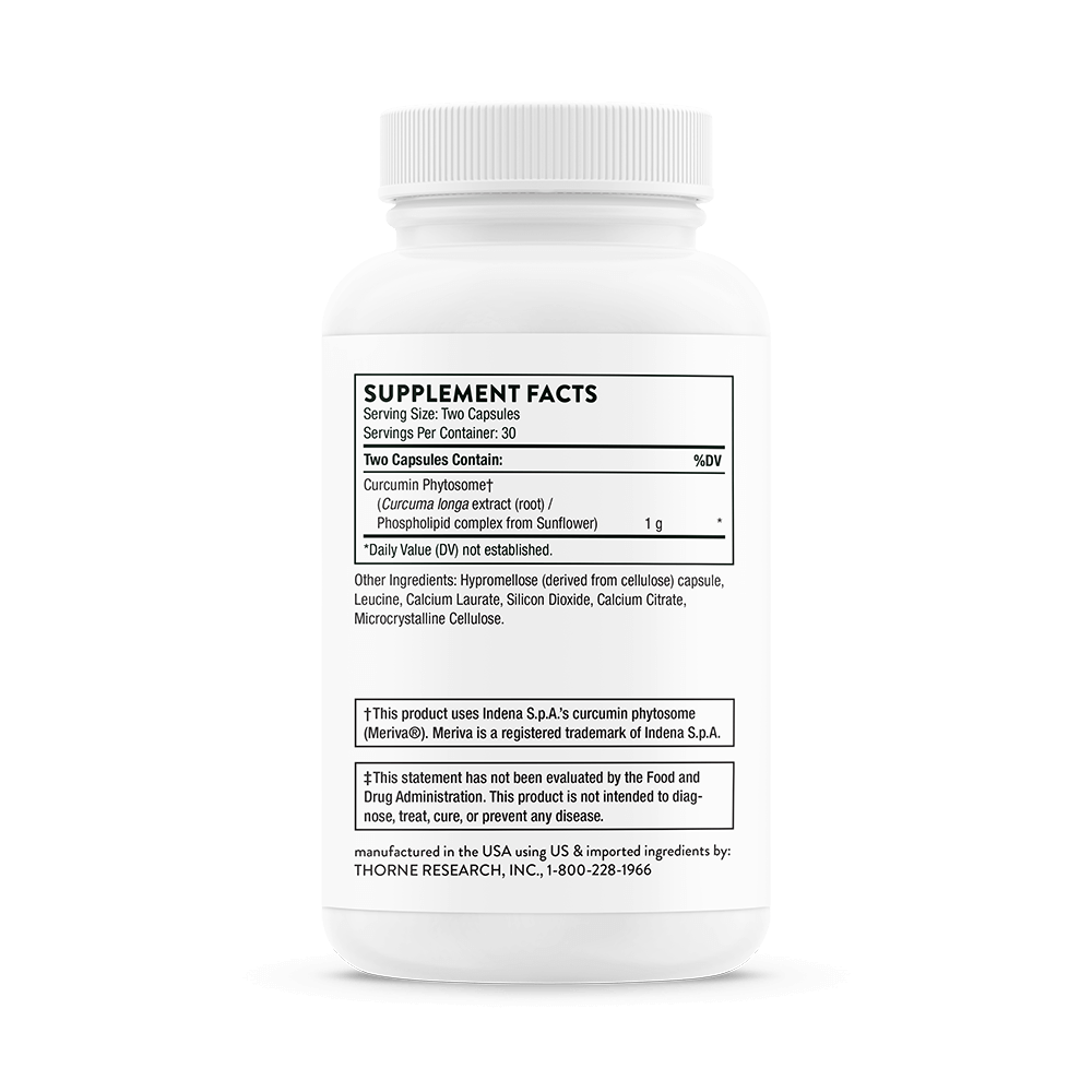 Curcumin Phytosome - 30 Servings thumbnail 8