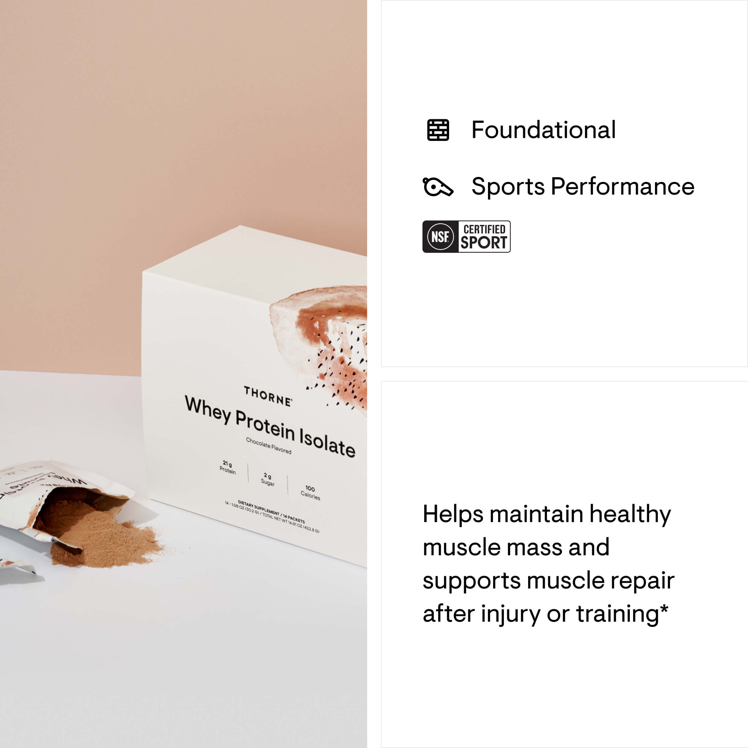 Whey Protein Isolate - Travel Packs - Chocolate thumbnail image 3 Whey Protein Isolate - Travel Packs - Chocolate thumbnail 3