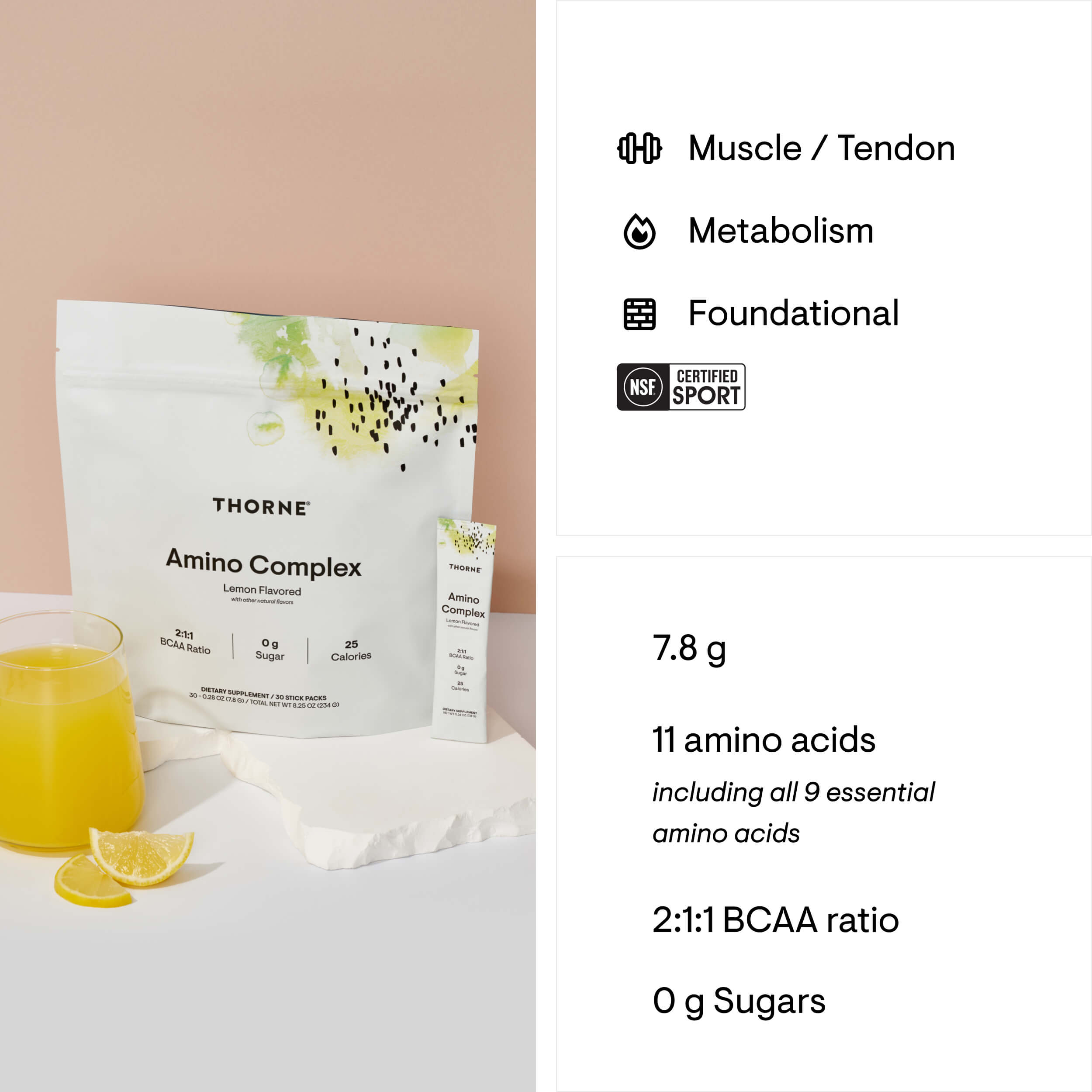 Amino Complex - Travel Packs - Lemon thumbnail 3
