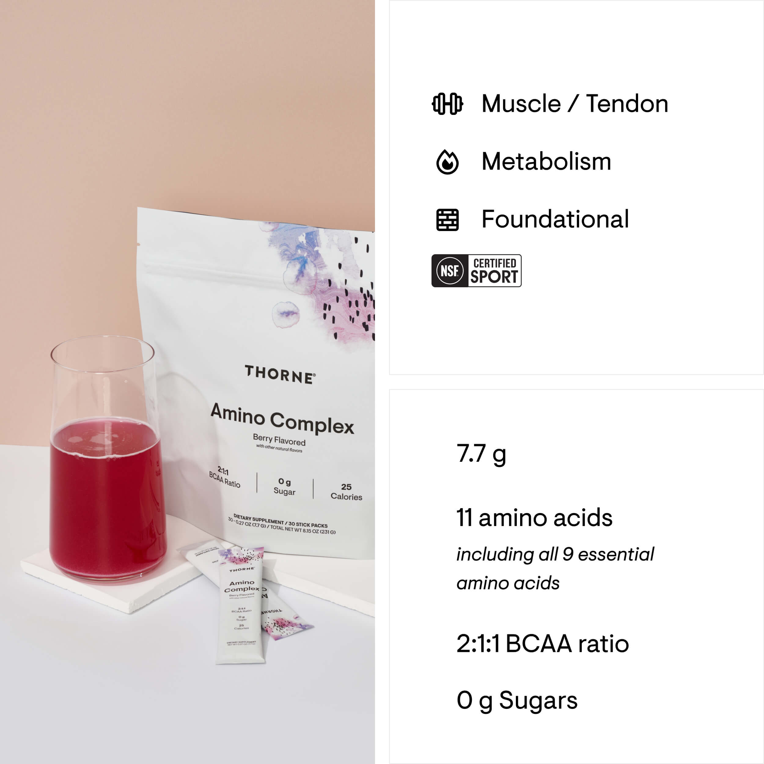 Amino Complex - Travel Packs - Berry thumbnail 3